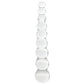 Clarity Elysian Pearls Beaded Glass Dildo