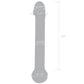 gläs 7 Inch Realistic Head Glass Dildo