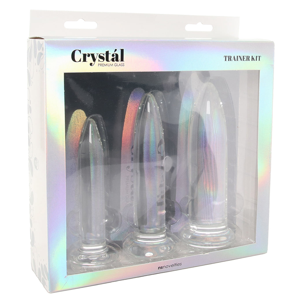 Crystl 3 Piece Glass Dilator Training Kit PinkCherry Crystl 3 Piece Glass Dilator Training Kit PinkCherry