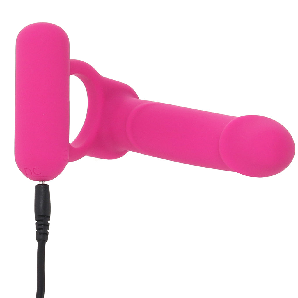 Double Diver Vibrating Ring PinkCherry Double Diver Vibrating Ring PinkCherry