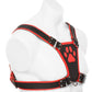 Master Series Alpha Pup Bulldog Harness in Red