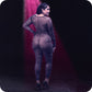 Radiance Crotchless Full Black Body Suit XL
