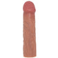Jock 1.5 Inch Silicone Penis Extension in Tan