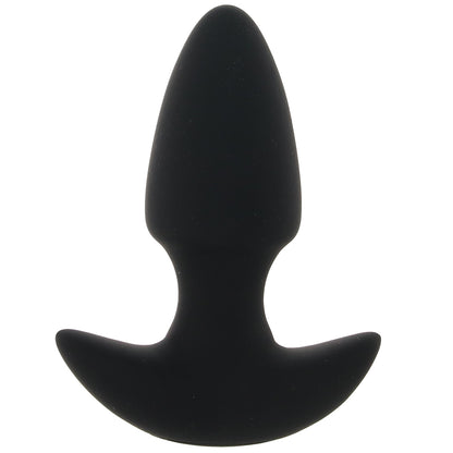 Bang! Thrusting & Vibrating Silicone Butt Plug in Black