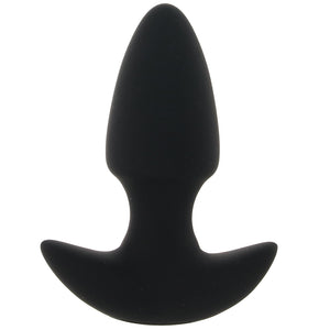 Bang! Thrusting & Vibrating Silicone Butt Plug in Black PinkCherry Bang! Thrusting & Vibrating Silicone Butt Plug in Black PinkCherry