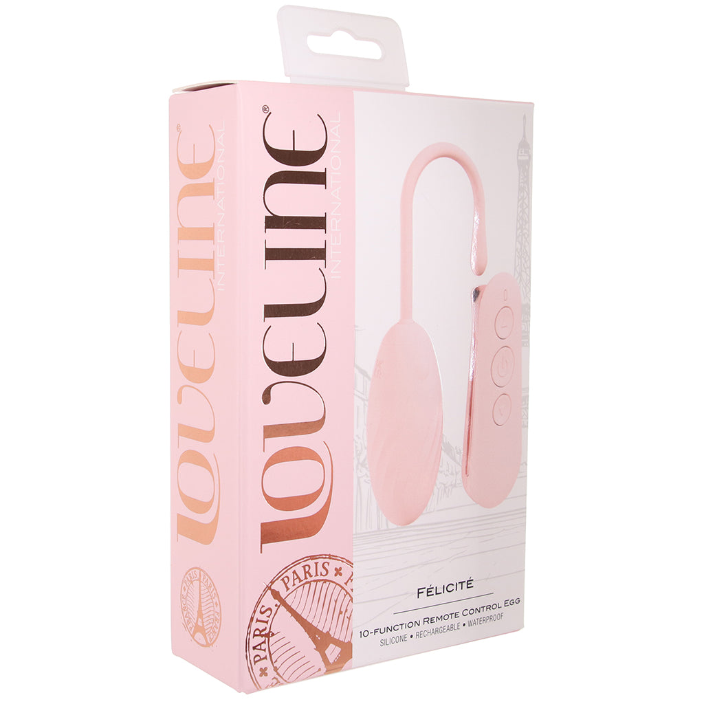 Loveline Flicit Remote Egg Vibe PinkCherry Loveline Flicit Remote Egg Vibe PinkCherry