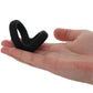 Alpha Ring Liquid Silicone Snug Tugger in Black