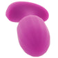 Bang! Ribbed Vibrating Silicone Butt Plug in Purple