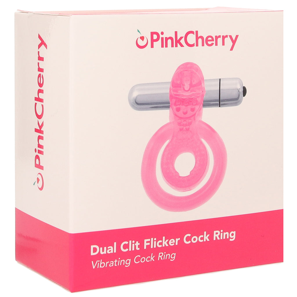 PinkCherry Dual Clit Flicker Cock Ring PinkCherry PinkCherry Dual Clit Flicker Cock Ring PinkCherry