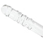 Clarity Elysian Sensation Double-Ended Glass Dildo
