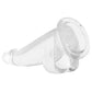 King Cock 10 Inch Smooth Ballsy Dildo in Clear