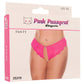 Pink Pussycat Pink Lace Crotchless Panties XL