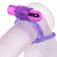 BodyWand Rechargeable Duo Textured Ring in Purple