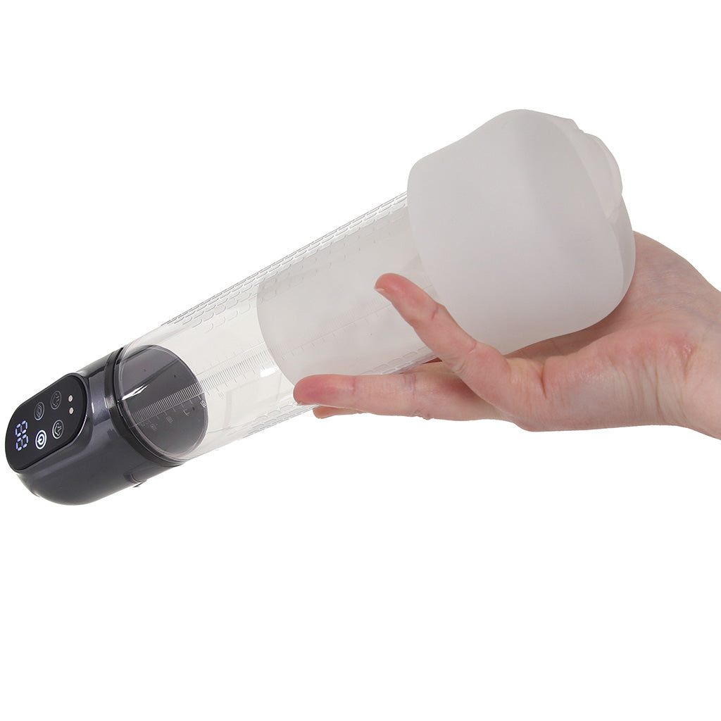 Pumped Engage Penis Pump and Masturbator PinkCherry Pumped Engage Penis Pump and Masturbator PinkCherry