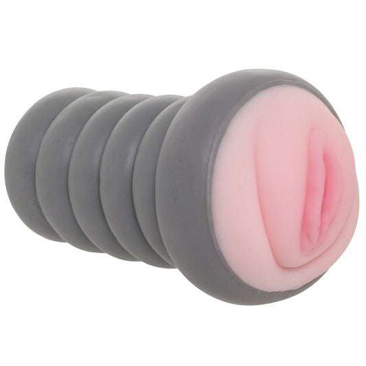 Ribbed Gripper Tight Pussy Stroker in Light