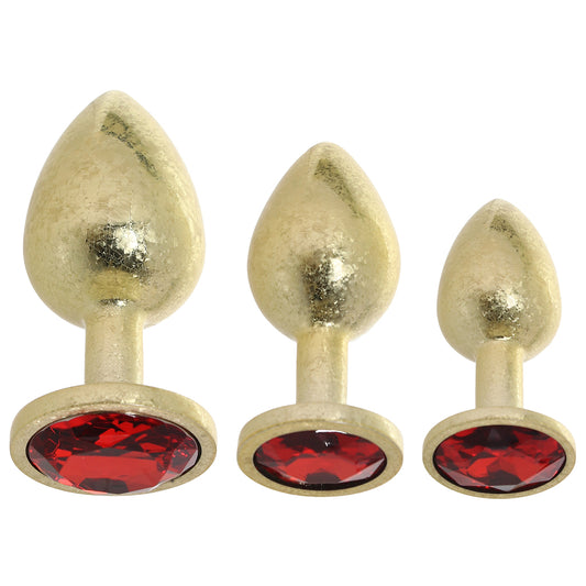 Ouch! Milan Collection Metal Anal Plug Set