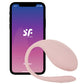 Satisfyer Ribbed Petal Wearable Vibe in Rose