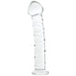 Clarity Seraphic Spiral Textured Glass Dildo