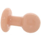 The Classic Small Round Butt Plug in Cream