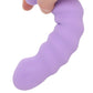 Colours 5 Inch Ribbed Remote Vibe in Purple