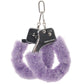 Furry Hand Cuffs in Lavender