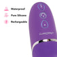 PinkCherry Thrusting Rabbit Vibe in Purple