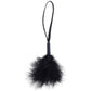 S&M Peaches 'n CreaMe Wrist Feather Ticker in Black