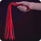 Temptasia Ardor Silicone Flogger in Red