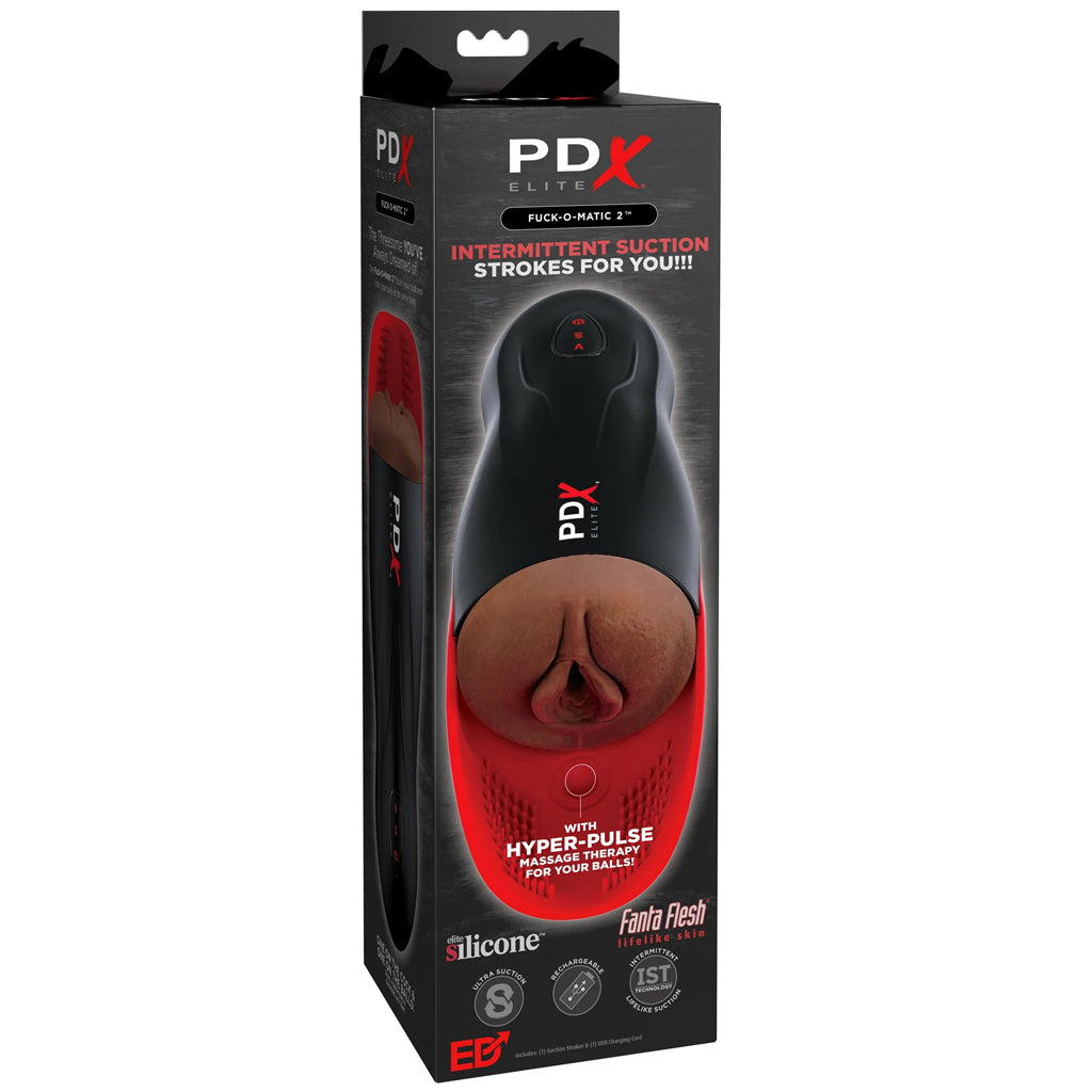 PDX Elite F**k-O-Matic 2 Ultra Suction Stroker PinkCherry PDX Elite F**k-O-Matic 2 Ultra Suction Stroker PinkCherry