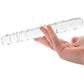 Clarity Elysian Sensation Double-Ended Glass Dildo