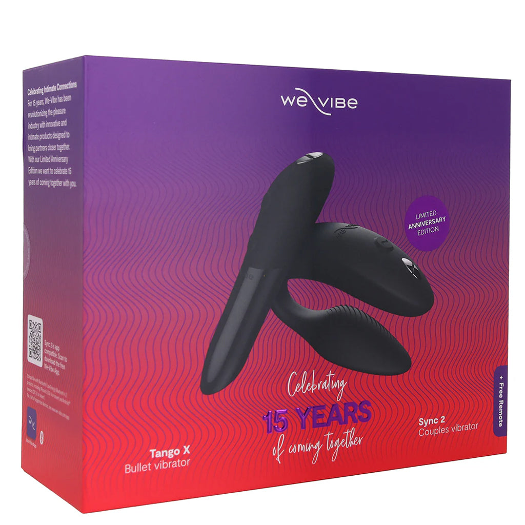 We-Vibe Sync 2 and Tango X Anniversary Edition Set PinkCherry We-Vibe Sync 2 and Tango X Anniversary Edition Set PinkCherry