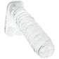 Clarity Seraphic Serenade Ballsy Glass Dildo
