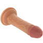 King Cock Elite Dual Density 7 Inch Silicone Cock in Brown