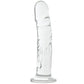 Clarity Seraphic Ripple Wavy Wonder Glass Dildo