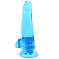 Blue Line 5.75 Inch Anal Dildo With Balls