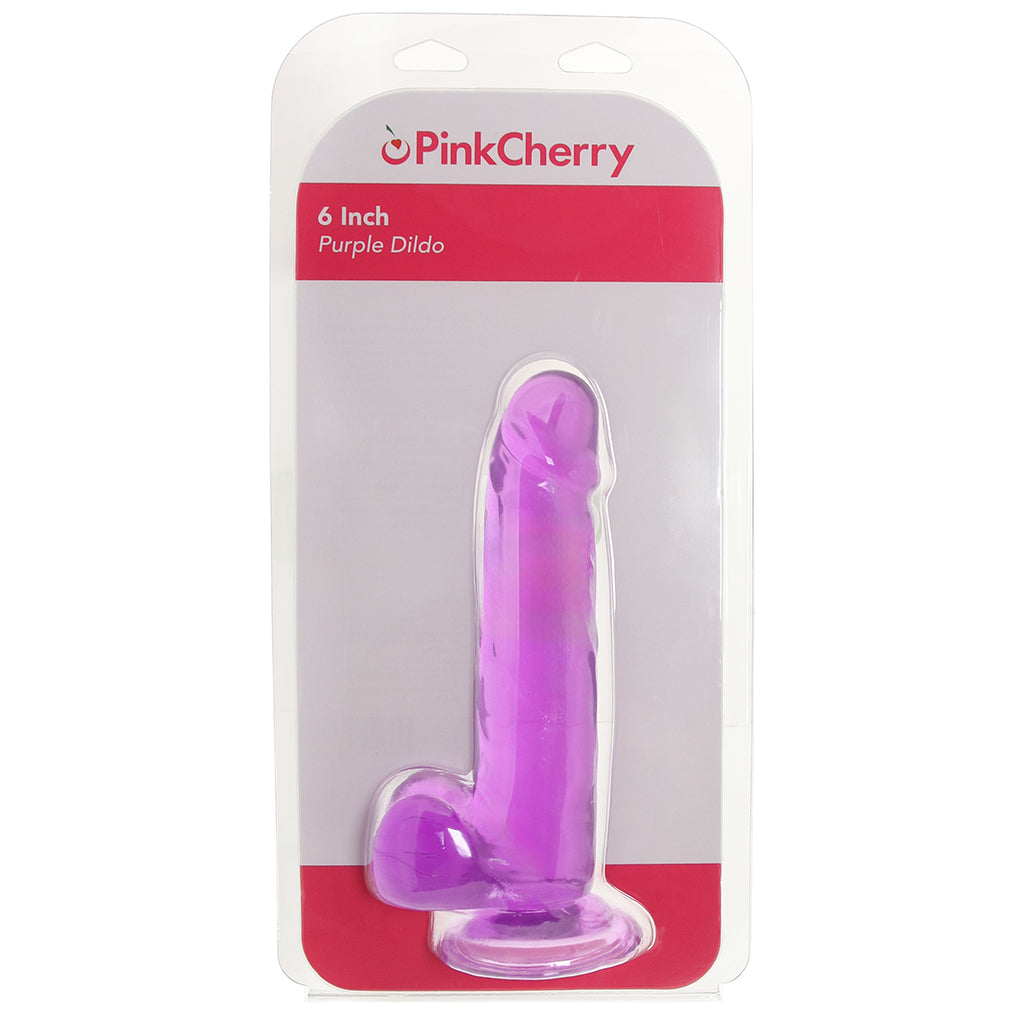 PinkCherry 6 Inch Purple Dildo PinkCherry PinkCherry 6 Inch Purple Dildo PinkCherry