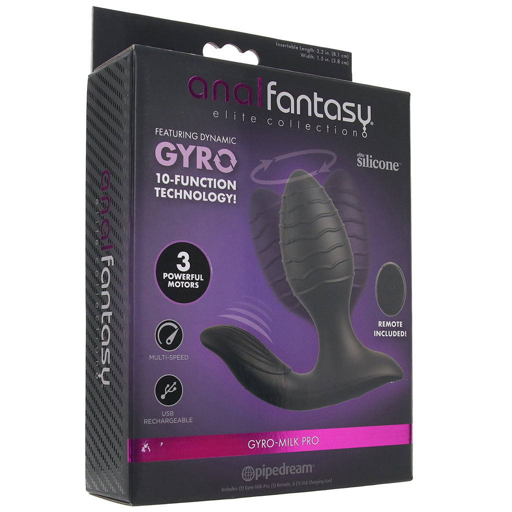 Anal Fantasty Gyro-Milk Pro Vibrating Plug PinkCherry Anal Fantasty Gyro-Milk Pro Vibrating Plug PinkCherry
