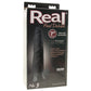 Real Feel Deluxe 7 Inch Vibrating Wall Banger Dildo in Blac