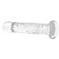 Clarity Seraphic Ripple Wavy Wonder Glass Dildo