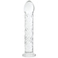 Clarity Seraphic Ripple Wavy Wonder Glass Dildo