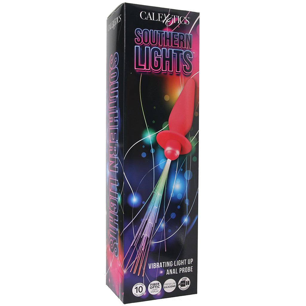 Southern Lights Vibrating Butt Plug in Pink PinkCherry Southern Lights Vibrating Butt Plug in Pink PinkCherry