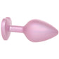 Booty Bling Pink Metal Jewelled Butt Plug in Medium