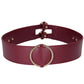 Ouch! Halo Burgundy Waist Bondage Belt /M