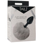 Tailz Fluffy Bunny Tail Silicone Plug in White