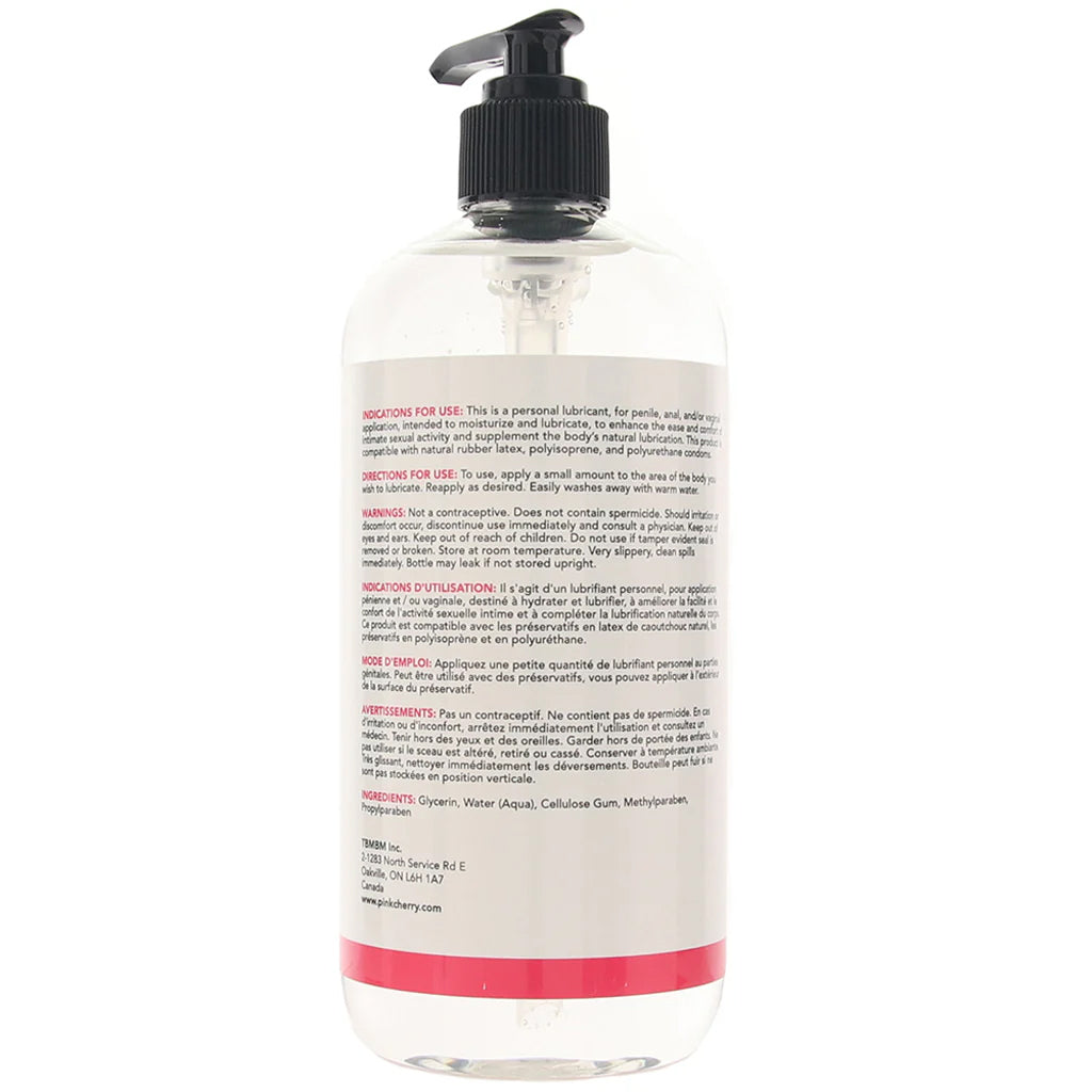 PinkCherry Water Based Anal Lubricant in 16oz/475ml PinkCherry PinkCherry Water Based Anal Lubricant in 16oz/475ml PinkCherry