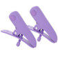 Nipplettes Vibrating Nipple Clamps in Purple