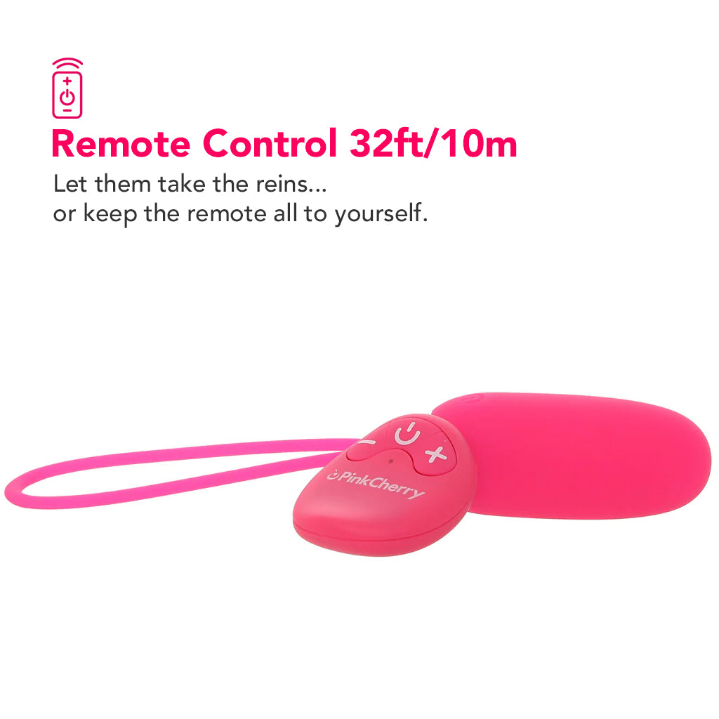 PinkCherry Remote Control Bullet Vibe in Pink PinkCherry PinkCherry Remote Control Bullet Vibe in Pink PinkCherry
