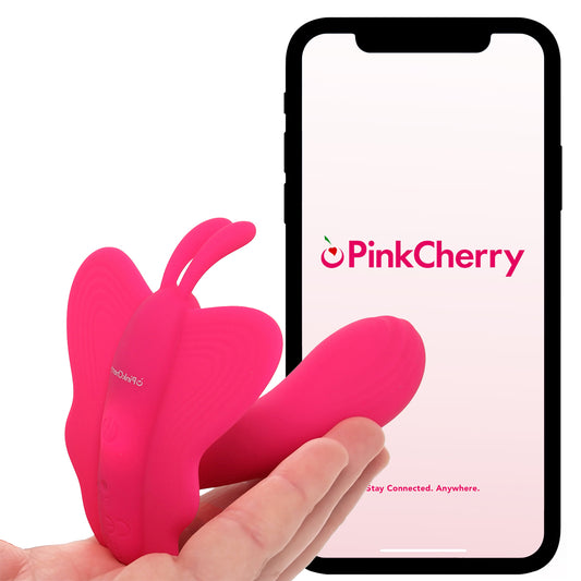 PinkCherry App Controlled Wearable Butterfly Vibe