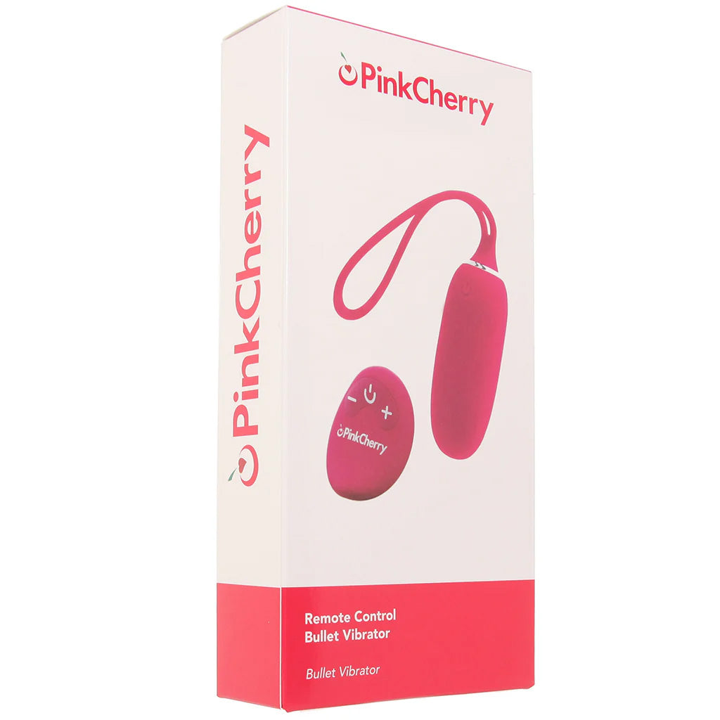 PinkCherry Remote Control Bullet Vibe in Pink PinkCherry PinkCherry Remote Control Bullet Vibe in Pink PinkCherry