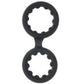 Rock Solid Double Stamina Rings with Metal Beads